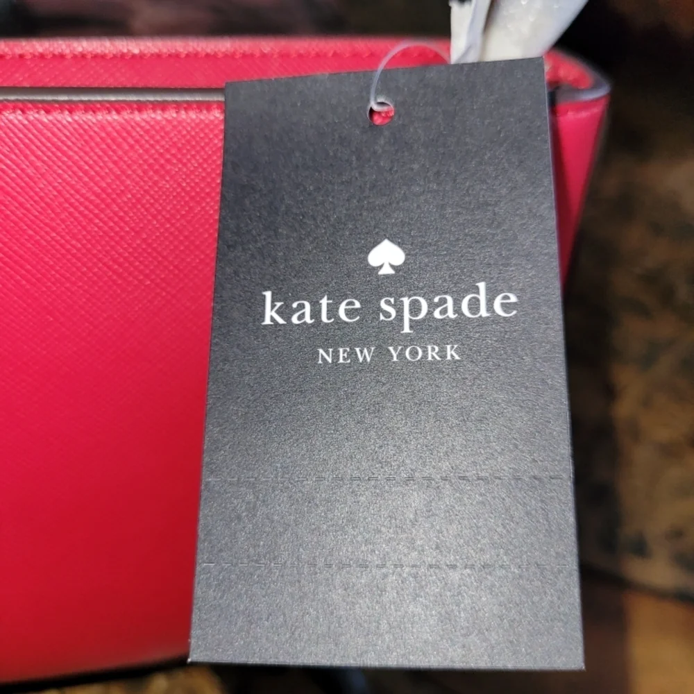 Kate Spade Red Handbag NWT - Picture 8 of 9